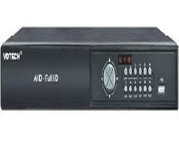  Đầu ghi hình AHD VDTECH VDT-3600AHD.HF chuẩn HD, ngõ vào 8 kênh Digital hoặc 4 kênh IP hoặc 8 kênh Analog 960H, hỗ trợ HDMI, VGA, 2 ổ SATA HDD